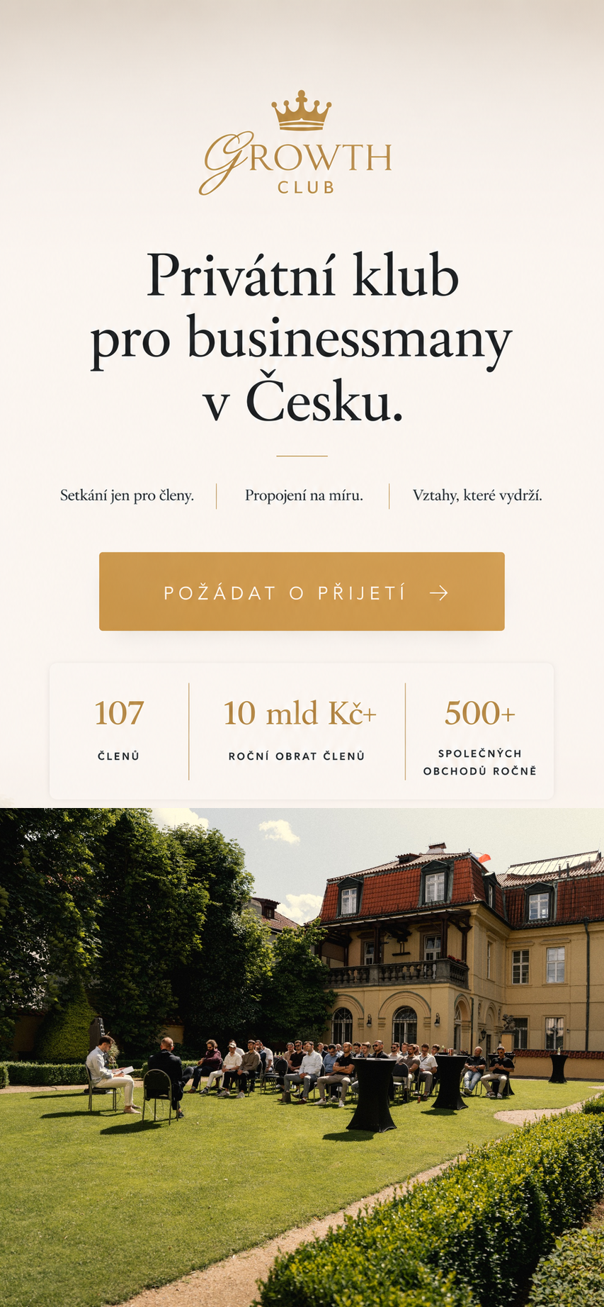 Growth Club, privátní klub pro byznysmeny v Česku